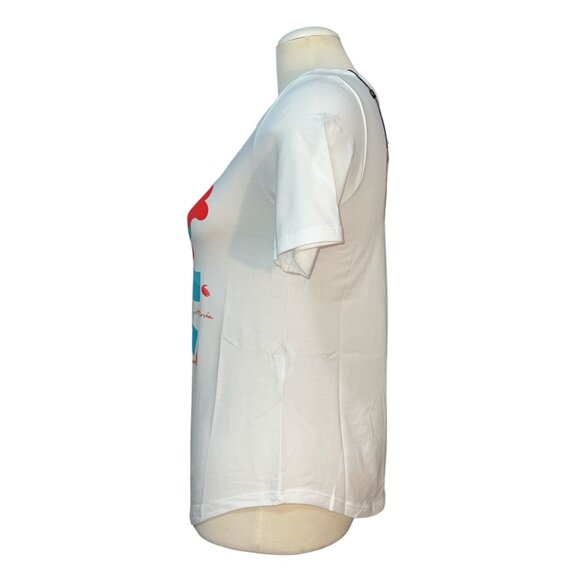 Universal Standard Curved Hem Crewneck Graphic Baby Tshirt Sz 4XS (XS) - Picture 3 of 7